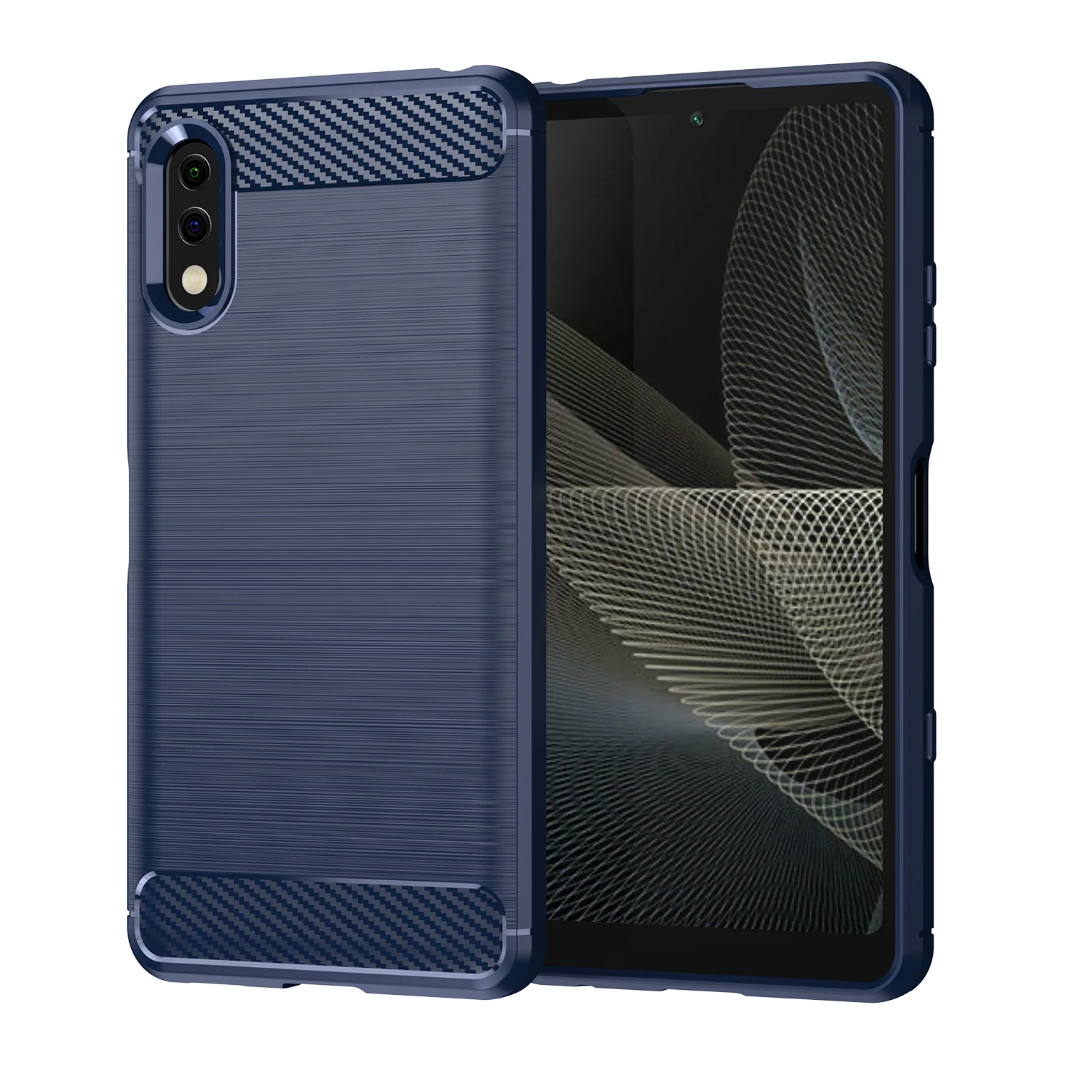 Shockproof Silicone Cover For Sony Xperia Ace ace2 ace3 8 8lite 10 Plus Soft Carbon Fiber Case for sony xperia 1 5 10 II III IV