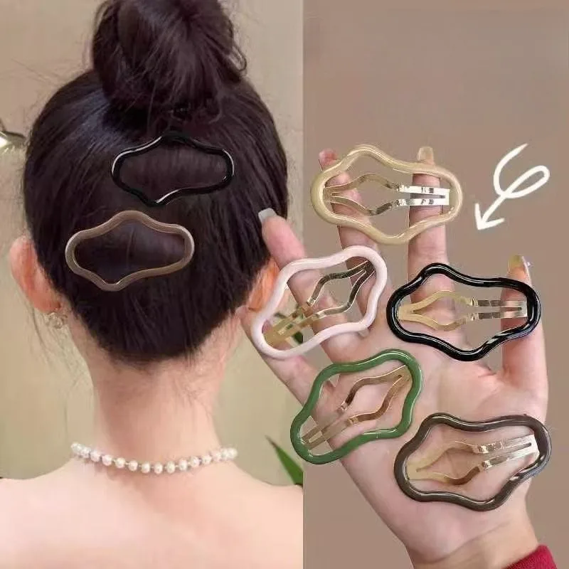 

Children and Adults Cloud Hair Clips, Hollowed-Out Bang Clips, BB Clips, Girl's Cute Side Back of Head Hair Clips, Little Girl H
