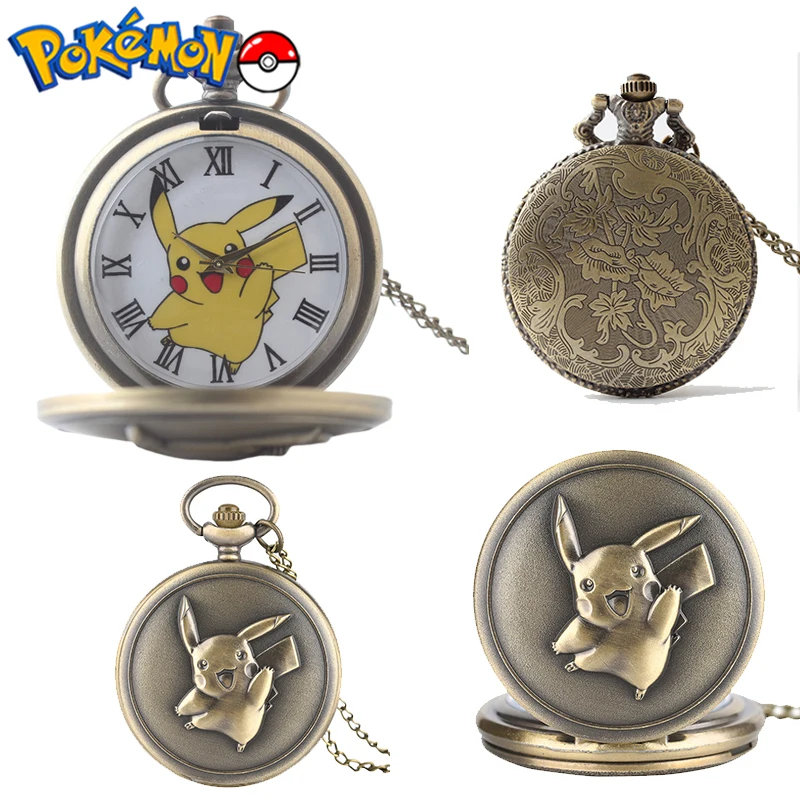 pokemon-pikachu-relogio-de-bolso-para-criancas-presentes-de-aniversario-dos-desenhos-animados-perifericos-quartzo-aleta-relogio-de-bolso-estudante-relogios-portateis