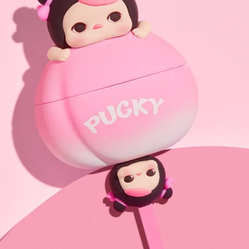 POP MART PUCKY The Feast Series - สายกล่องตาบอดสําหรับ iPhone และ Type-C กล่องตาบอดของเล่น Guess กระเป๋า Mystery Box Mistery Caixa Actio