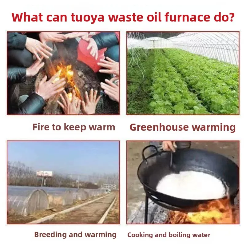 Blue Fire Waste Oil Combustion Vaporization Furnace Smokeless Furnace Household Cooking   Heating Furnace Head Fuel Stove