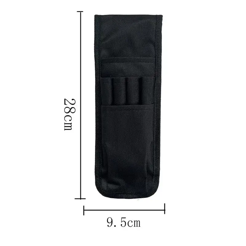 

[G331]1Pc Durable Oxford Cloth Black Multi-Pocket Tool Belt Pouch Bag For Portable Electrician Tools Pen Scissors Organizer Gift