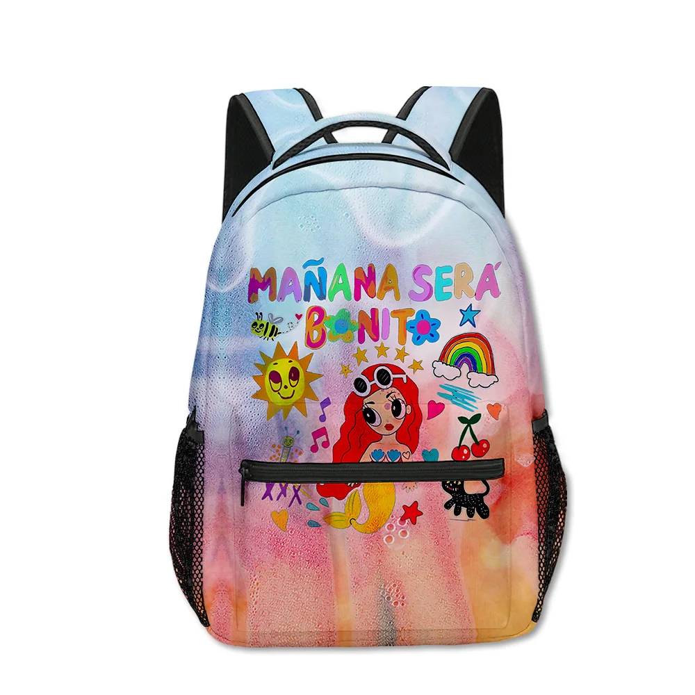 

Harajuku Novelty Manana Sera BonitoI student Bookbag Notebook Backpacks 3D Print Oxford Waterproof Boys/Girls Travel Backpacks