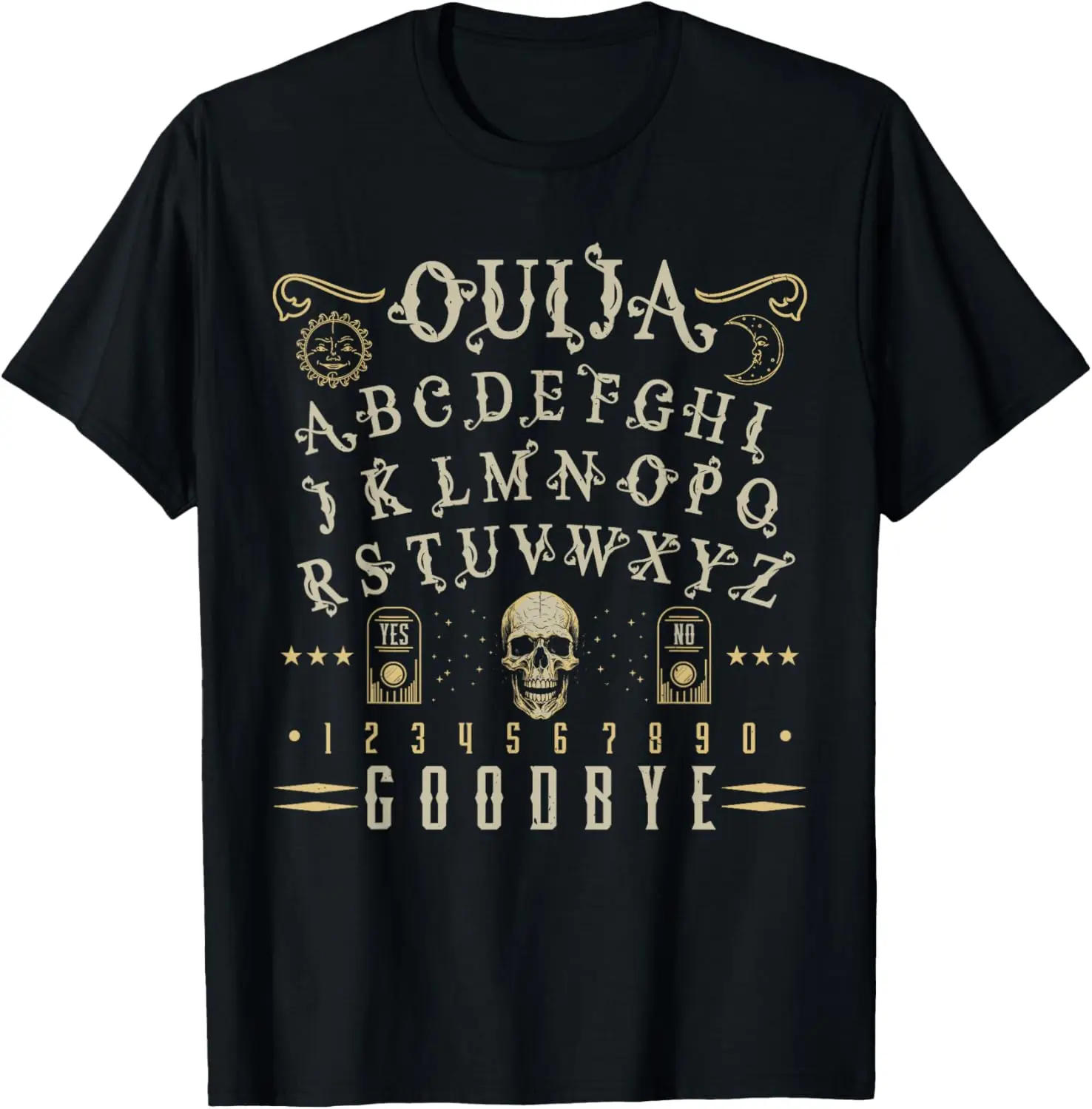 Ouija Board Paranormal Spirit Board Occult Halloween T-Shirt