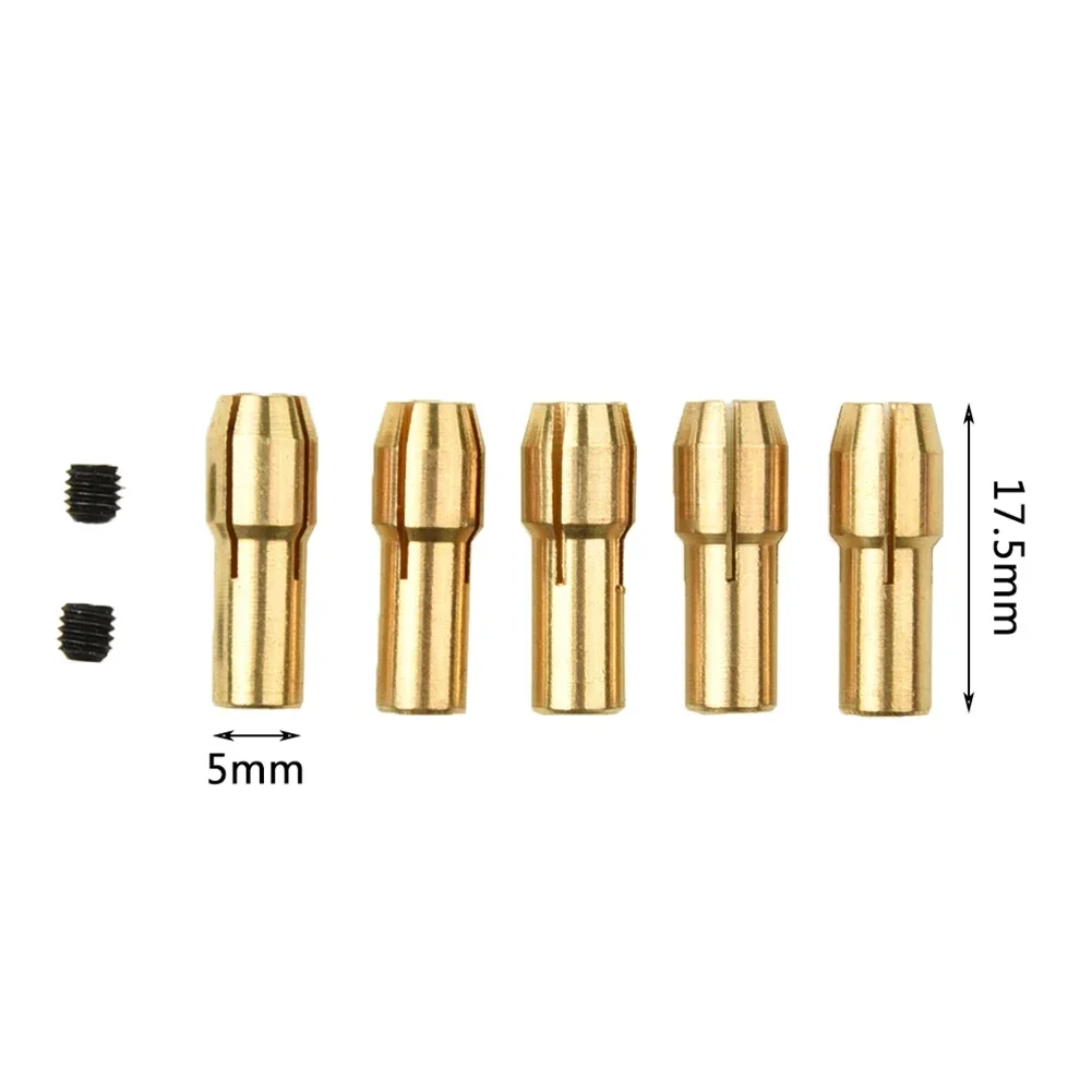 Imagem -03 - Mini Conjunto de Mandril Broca Latão Dremel Pinça Fixação Braçadeira para Eixo do Motor Elétrico Micro Broca Ferramenta Mandril Adaptador Peças mm