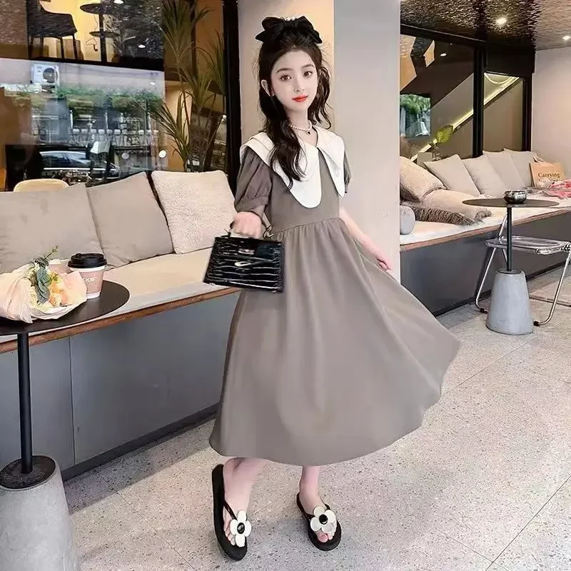 Girls Dress 2024 Fashion Princess Kids Ball Party Dresses Casual Children Clothes Birthday Dress For Girl Teen 8 10 12 14 Year image 3