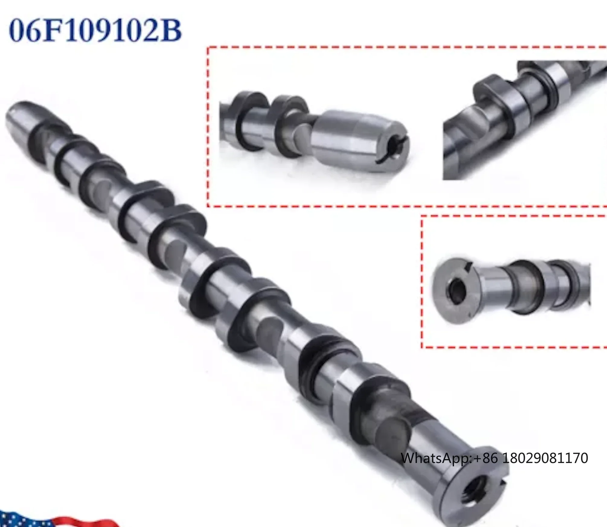 

Exhaust Camshaft Fits Audi A3 A4 TT VW Jetta GTI 2.0L 04-11 06F109102B