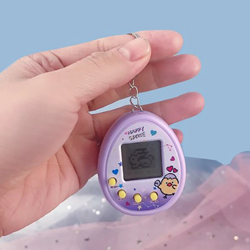 Mini Pet Machine para crianças, Desenvolvimento Eletrônico Virtual, Jogo Retro, Chaveiro, Brinquedos portáteis, Retro