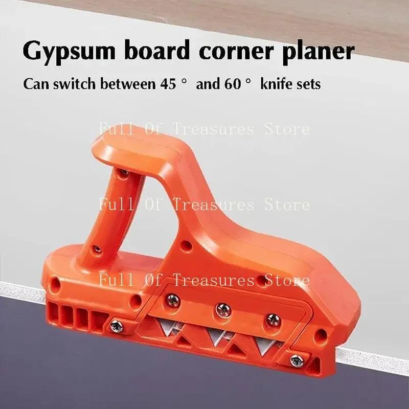 1PC Plasterboard Quick Cutter Gypsum Board Hand Plane Drywall Edge Chamfer 45°/60° Woodworking Trimmer Hand Tool