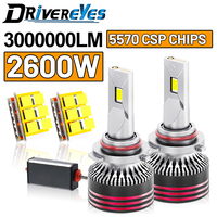 2600W M8PRO H4 H7 Led Headlights CANBUS 3000000LM H4 H3 H1 H8 H11 9005 HB3 9006 HB4 9012 HIR2 H9 9054 CSP Copper Tube Headlamp