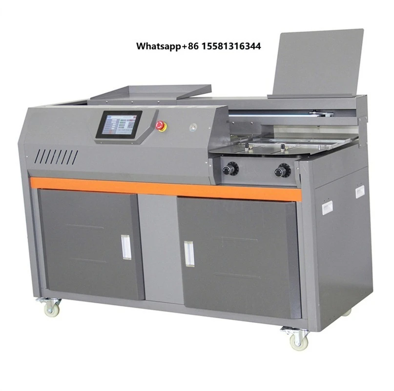 SG-60FC-A3 professional book binding machine, perfect A3 size adhesive paper binding machine, hot melt adhesive book binding