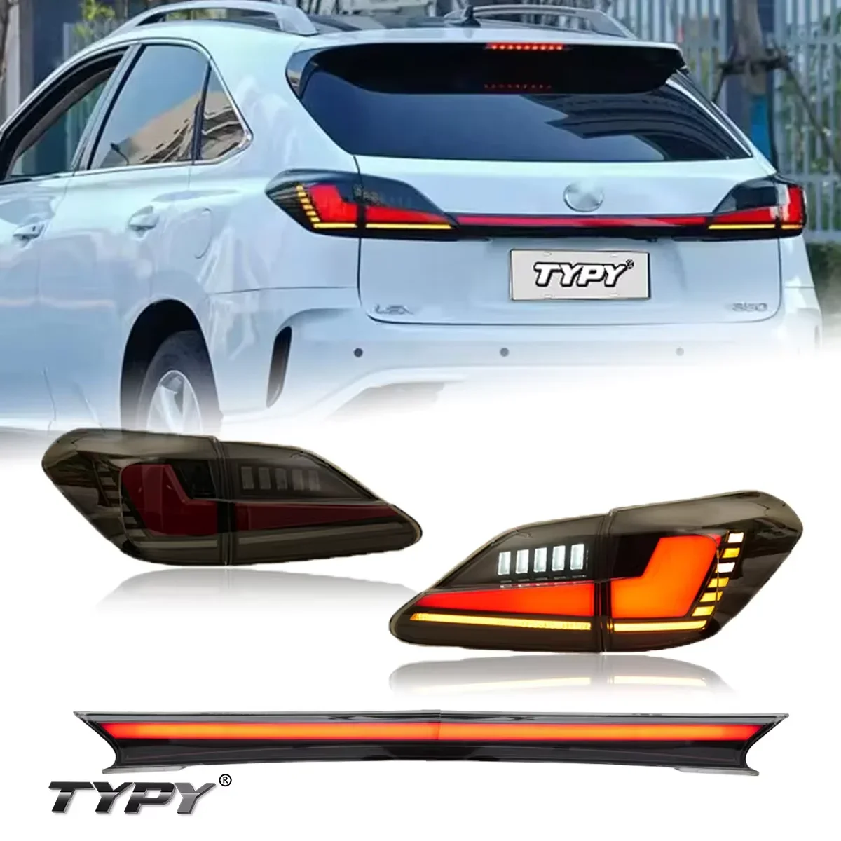 

TYPY Original Wholesale Price Auto Taillight Assembly For Lexus RX 2009-2015 Upgrade Modified Through Taillight