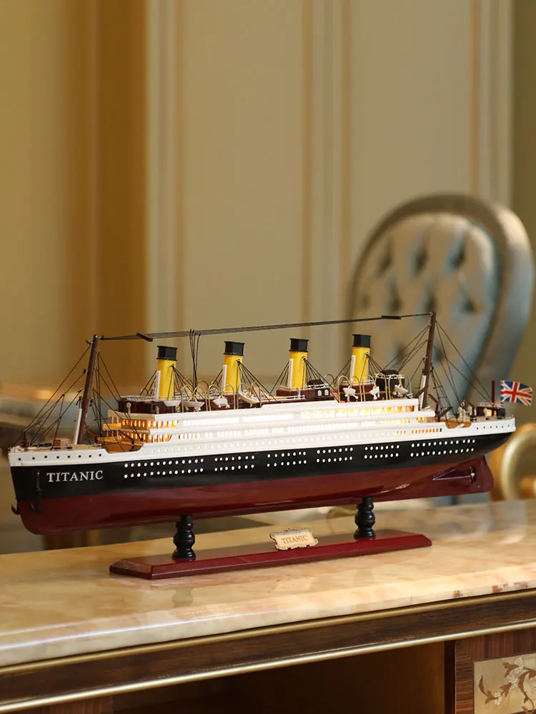 Titanic Cruise Ship Cruise Model Shop Front Desk Decoration Wedding Props Large Decoration