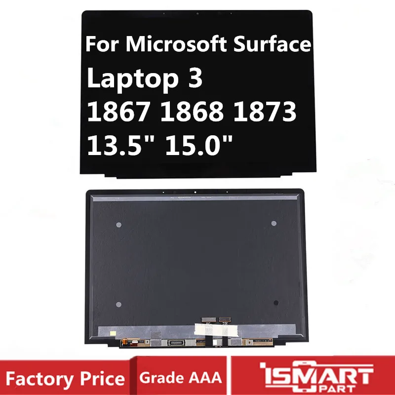 

For Microsoft Surface Laptop 3 4 5 13.5" 15.0" LCD Display Touch Screen Digitizer Assembly 1867 1868 1873