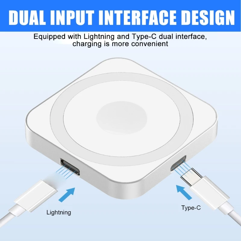 J6PA Efficient Wireless Charging Hubs 15W for Phone 12/13/14/15 Series