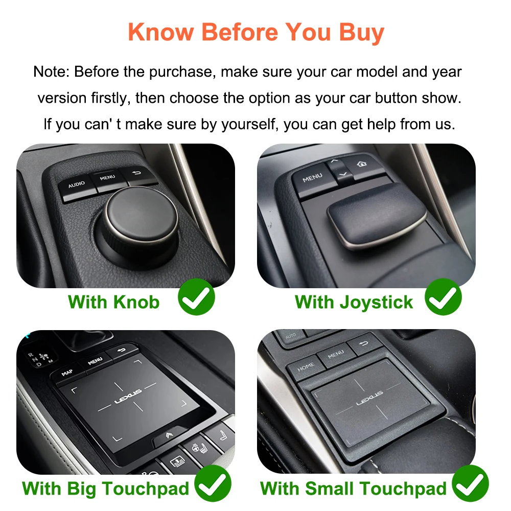 Bonroad Wireless CarPlay Android Auto Modul für Lexus NX RX IS ES GS RC CT LS LX LC UX GX 2014-2019 Mirror Link Airplay Decoder – Detail 4