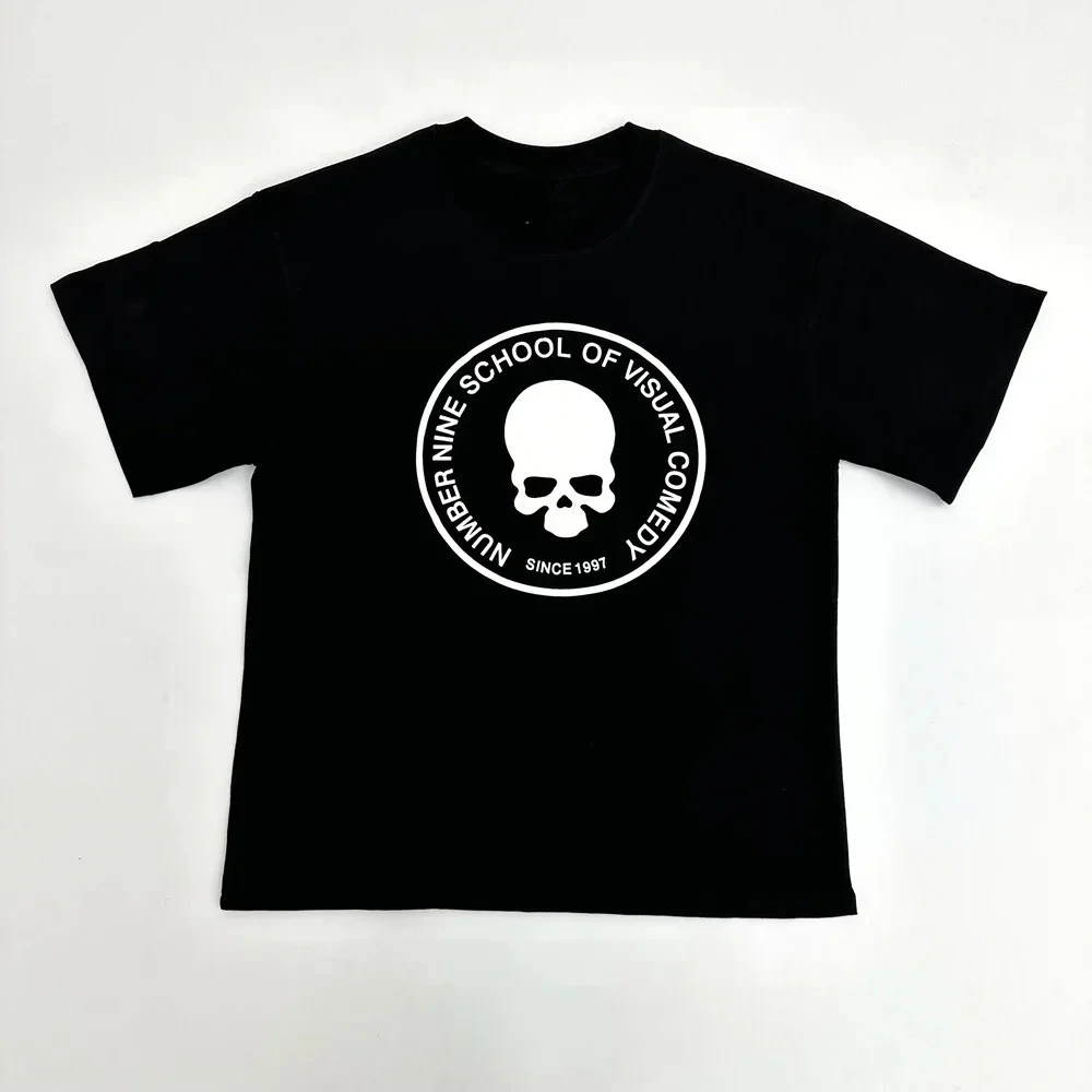 2026 Neues Damen- und Herren-T-Shirt mit Nummer 9 N9, klassischem Totenkopf-Print, Hip-Hop-Skateboard-Harajuku-T-Shirt-Oberteil – Detail 3