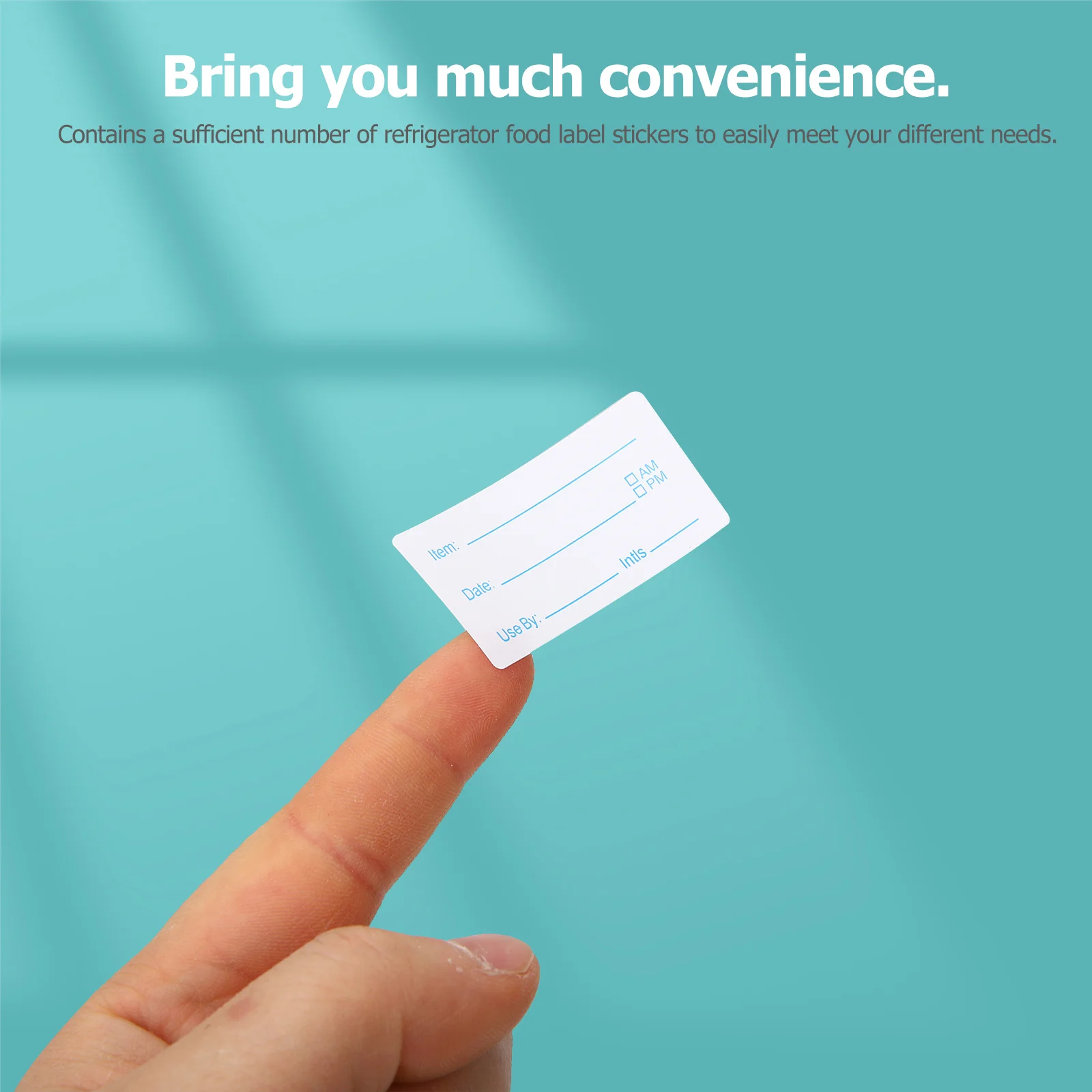 

Этикетки для пищевых продуктов, наклейки, съемные, легкая паста, достаточные детали записи количества, контейнеры для выдающихся времени