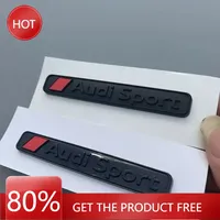 2025 ABS Audi Sport Badge car styling For Audi S A1 Q7 Q8 TT RS A3 A4 Q5 A7 B9 Car Body Trunk Stickers Decoration Auto Accessori