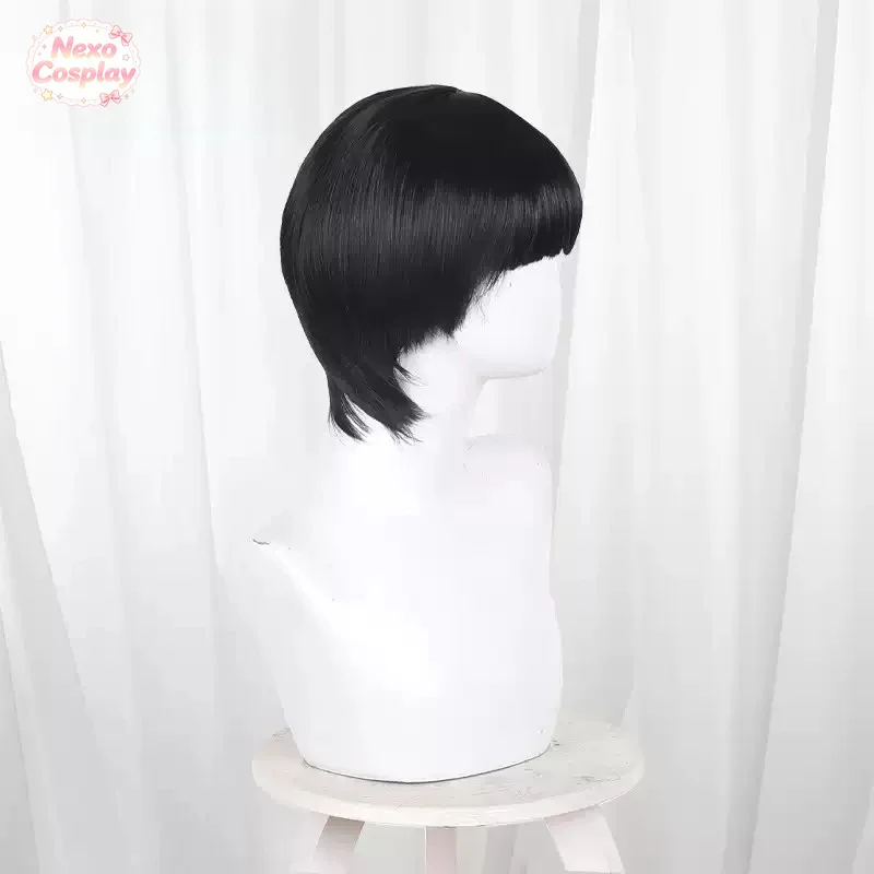 Witch Hat Atelier Euini Cosplay Wig Black Short Hair Round Top NexoCosplay view 4