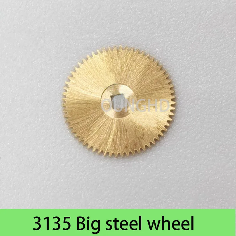 Swiss imported 3135 movement accessories 3135-305 large steel wheel   watch accessorieslarge steel wheel