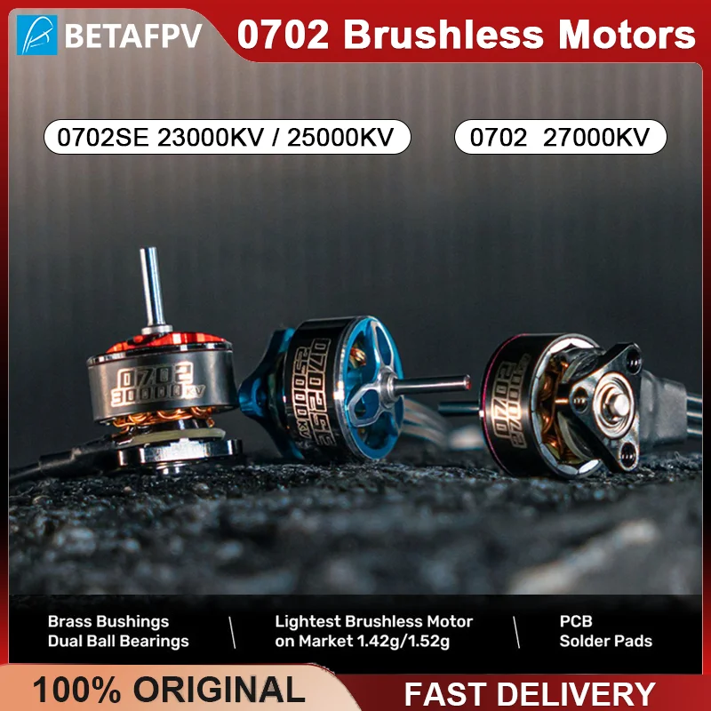 BETAFPV 0702 0702SE 0702 II 0702SE II 23000KV 25000KV 27000KV 30000KV Brushless Motors Perfect for 65mm whoop drones