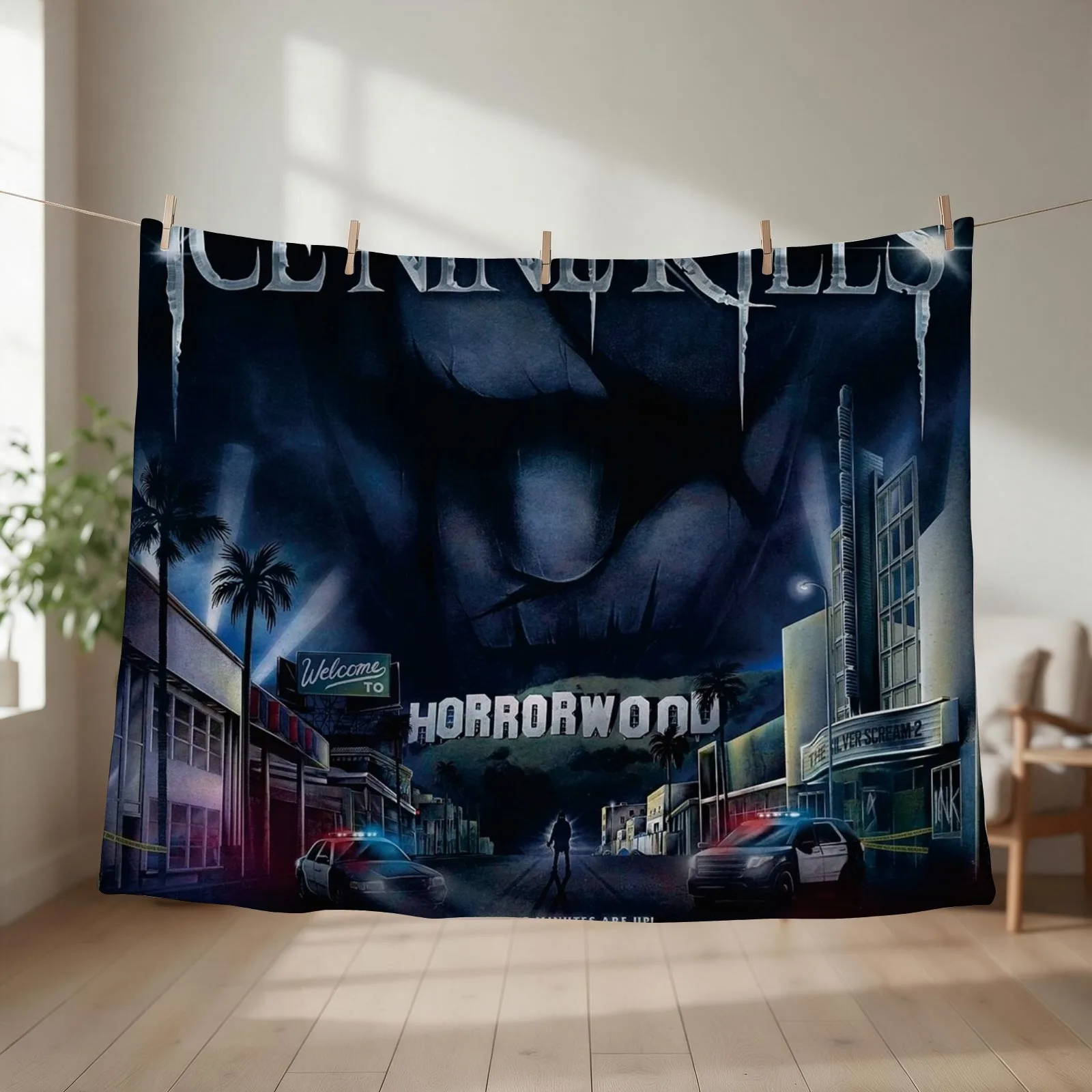 your 15 minute are up Throw Blanket couch cozy soft plush fuzzy picnic outdoor blanket