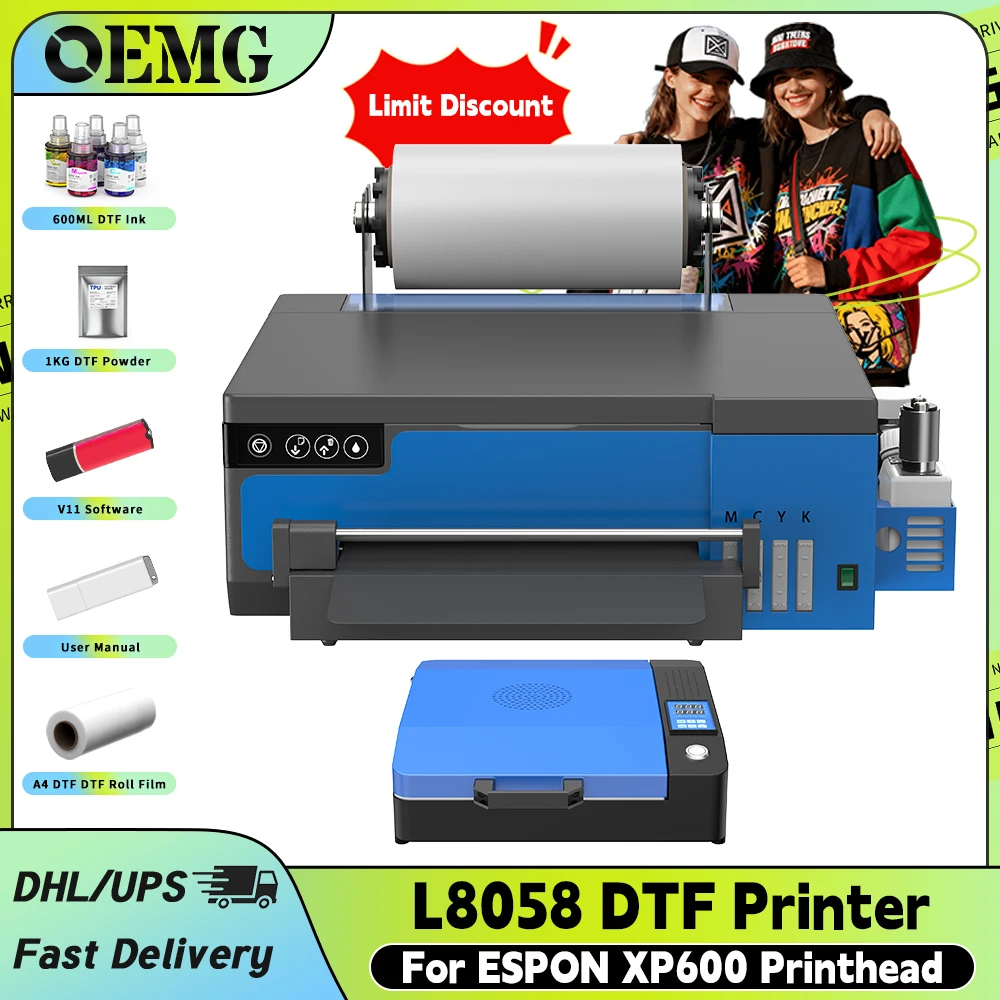 

A4 DTF Printer for Epson XP600 dtf Impressora A4 Textile DTF Printer DTF Printing Machine For T-shirt Printing Printer Machine