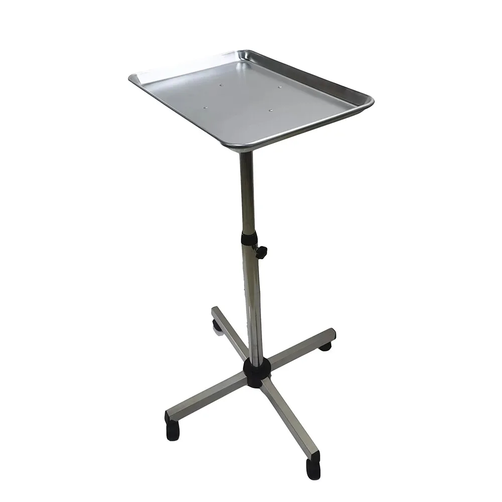 医療用トロリーモバイルローリングカートアルミトレイサロンタトゥースタンドホルダー