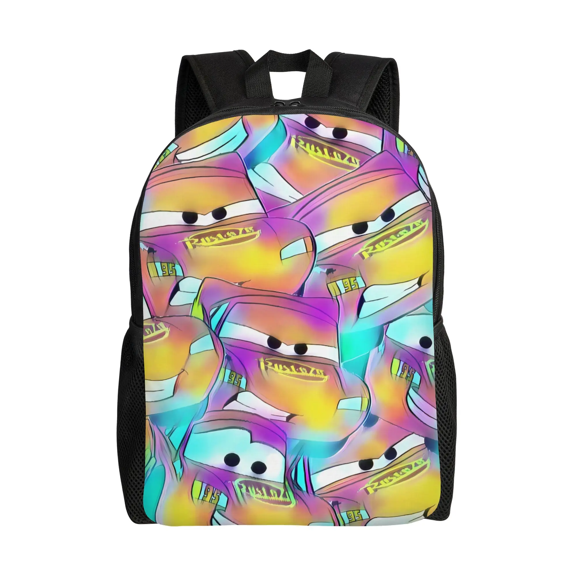 

Рюкзак Lightning Mcqueen Car 95, милые рюкзаки Kawaii, большие школьные сумки для подростков, походные рюкзаки, индивидуальные рюкзаки