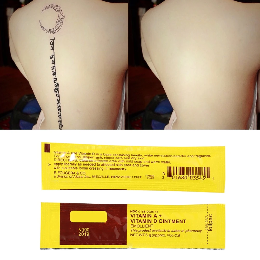 10pcs Recovery Ointment Set Permanent Makeup Tattoo Repairing Aftercare Recovery Vitamin A&D Ointment Cream Gel view 5