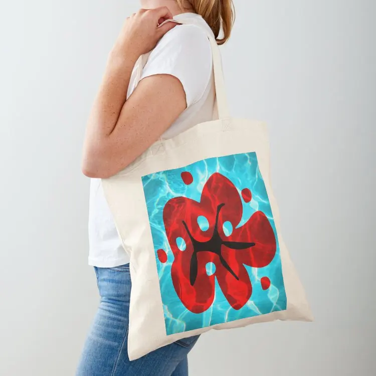 

Flower on the Water Tote Bag Handbags women hand bags personalized tote bag canvas shopping bag