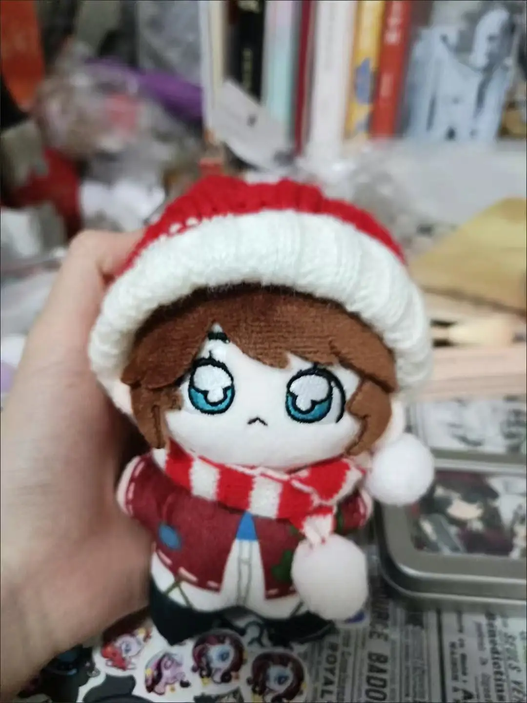 Anime Game Identity V 10 cm Cosplay Schilder Edgar Valden Schattige Pluche Pop Lichaam Rugzak Hanger Knuffels Sleutelhanger Geschenken