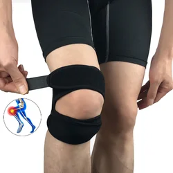 1pc Patella Knee Strap Adjustable Anti-Slip Knee Pain Relief Support for Sport Injury Joint Pain Patella Stabilizer for Sports