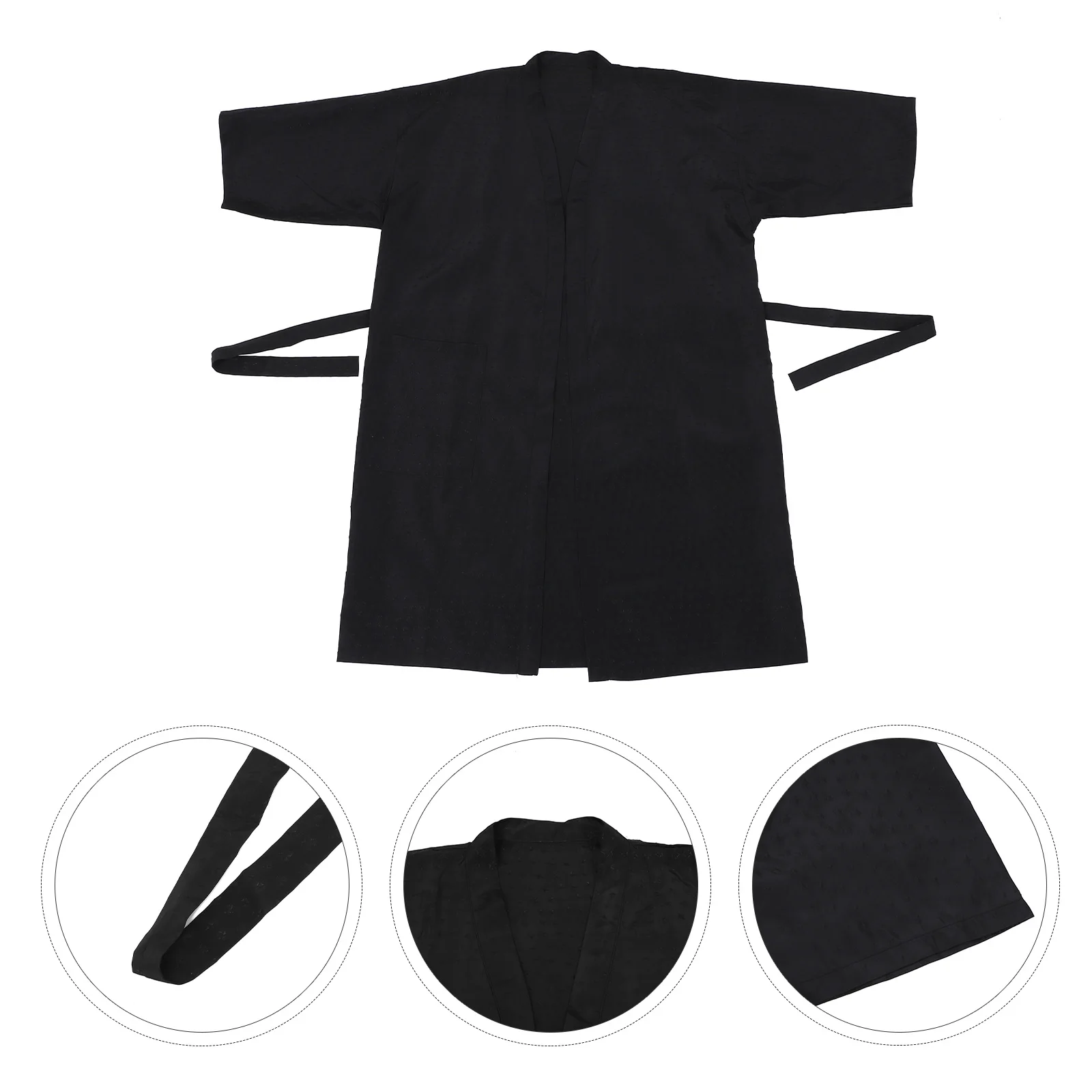 

Hairdresser Gown Salon Cape Black Capes for Hairstylist Barbershop Bathrobes Lightweight Breathable Waterproof Hair Salon Smocks