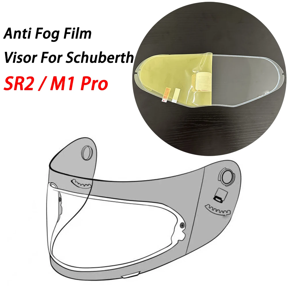 

Антизапотевающая пленка для визора Schuberth SR2 M1 Pro: защита от запотевания, аксессуар для шлема, пленка Antibruma Clear Vision