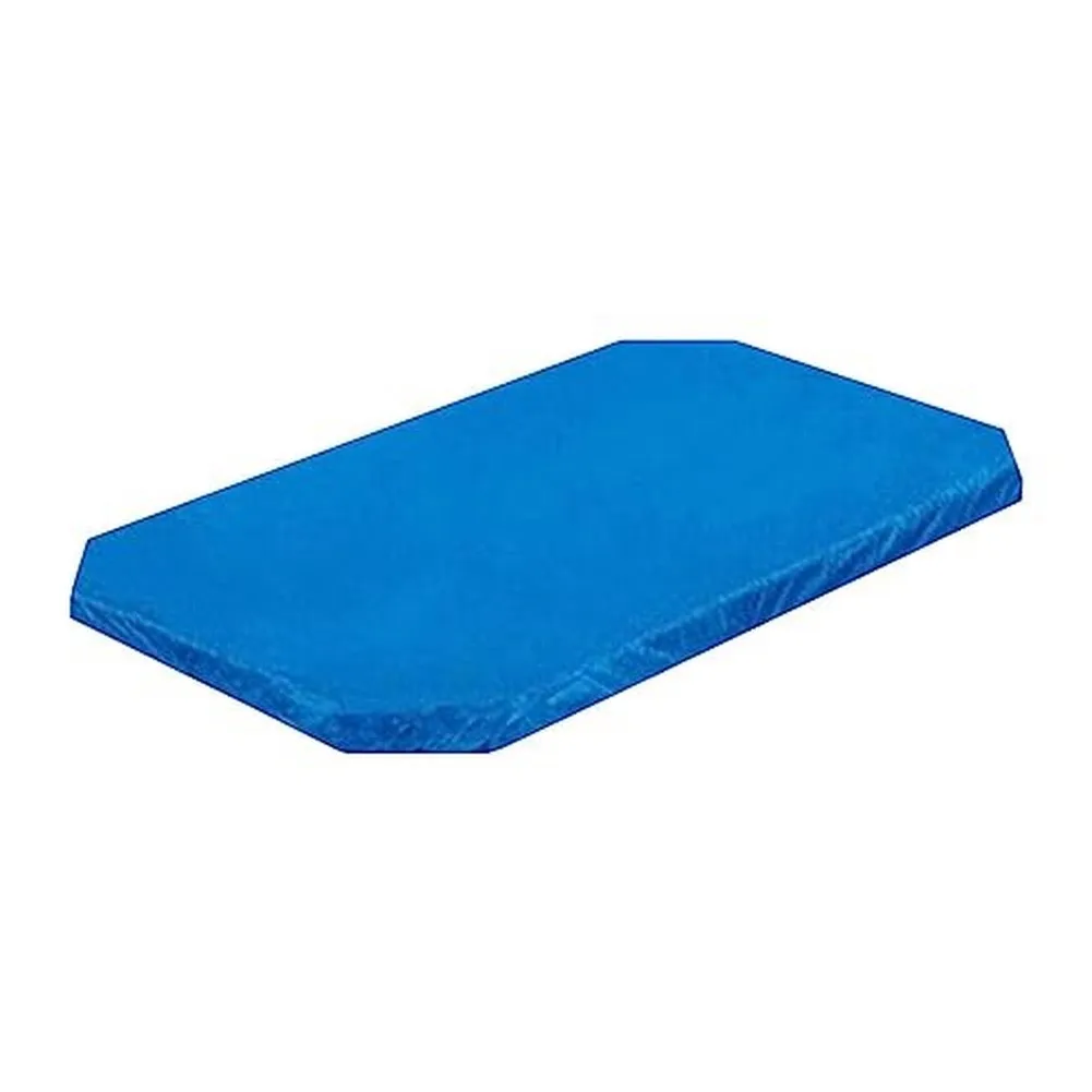 UV-Resistant PE Inflatable Pool Cover for Rectangular Pools Featuring Drawstring Fit Debris Prevention and Carry Convenience