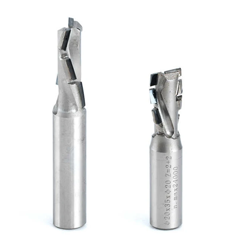 

PCD Spiral Router Bit with Diamond Coating for CNC Woodworking Bottom Cleaning End Mills