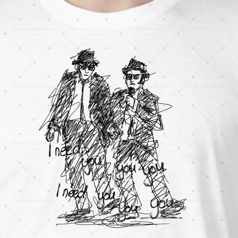 

2026 men T-Shirt Hoodie Blues Brothers Back in the day Dads Father's Day Pop Mod Reggae Irish Songs Hand Drawn Comic style Unise