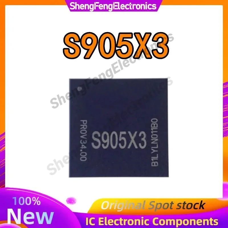 

2PCS S905X3 BGA LCD flat chip IC Chip 100% New Original in stock