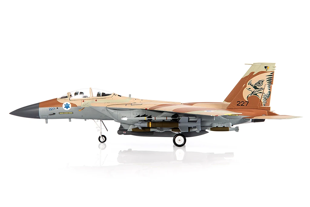 Modello di caccia 1: 72 JC F-15I F15, modello di prodotto finito in lega Israel 69th Squadron