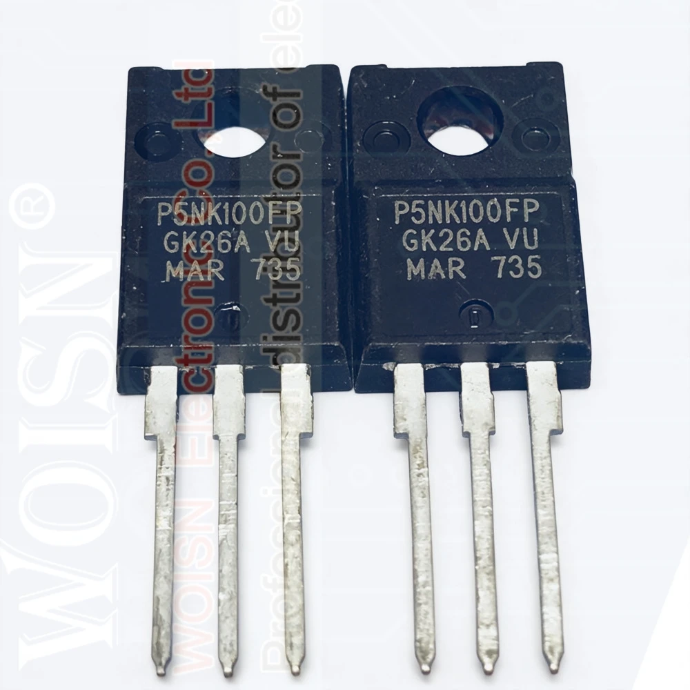（1-5PCS） STP5NK100FP P5NK100FP TO-220F