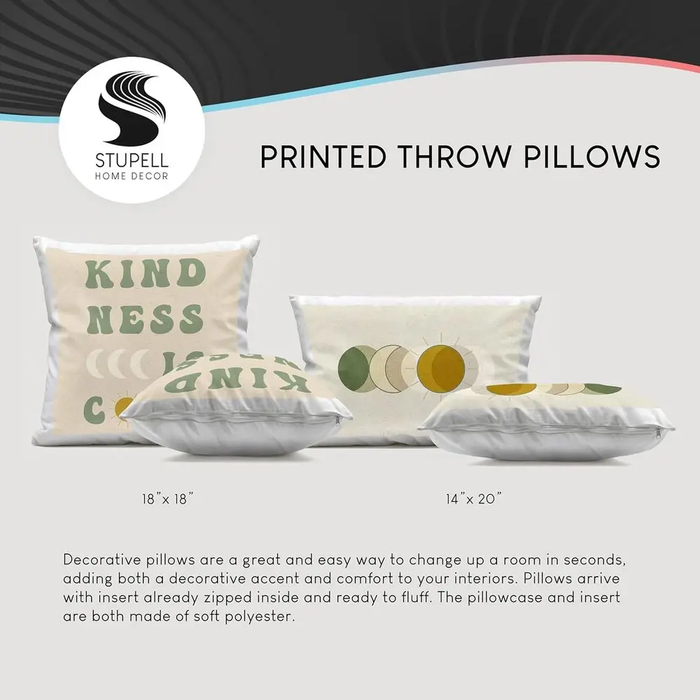 Almofada azul de 14 x 7 x 20 polegadas com cenário tropical e design sinuoso