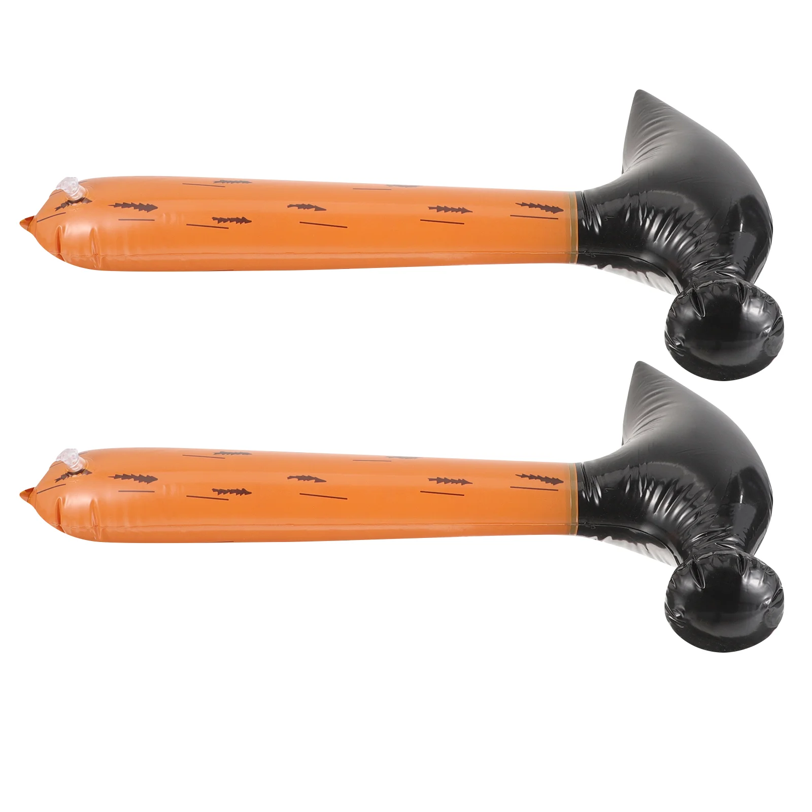 

2 Pcs Inflatable Hammer Toy Gift Toddler Toys Kids Pool Party for Clothing Pillar Prop Pvc Child Funny