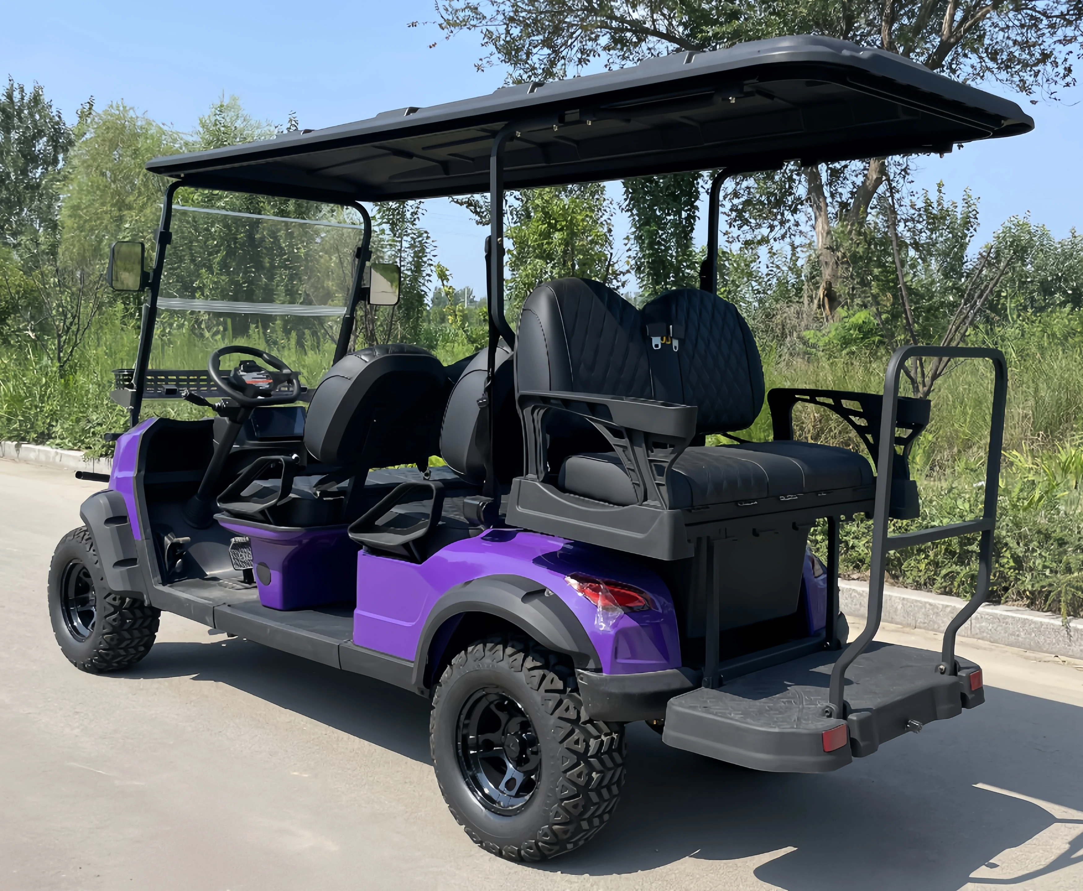 For sale export 2024 new electric golf cart with 2 seats and 4 seats, 3.5kw/4kw mini golf cart