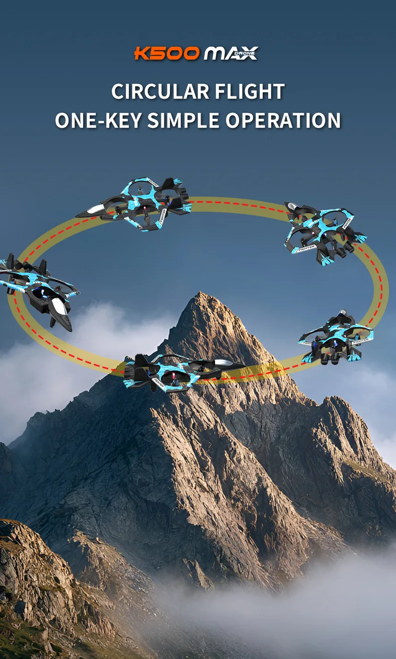 Roll- und leuchtende Quadrocopter mit Luftstunt und schwebendem Höhenhalt – ferngesteuerter Luftmodus – Detail 4