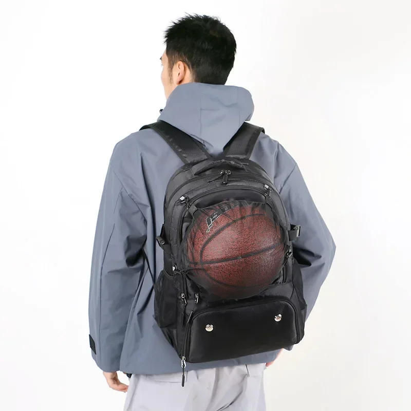 Basketball Sports Backpack Men's Waterproof Badminton Bag Female Gym Backpack with Independent Shoe Compartment Outdoor Sports