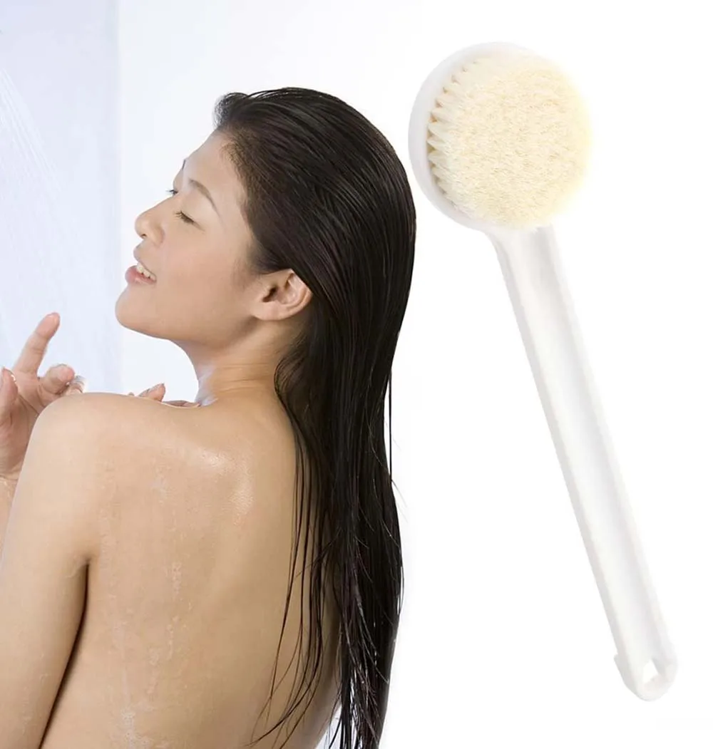 Bath Brushes Long Handle Shower Brush Women Men Soft Back Brush for Improving Blood Circulation Eliminate Fatigue Rubbing Mud