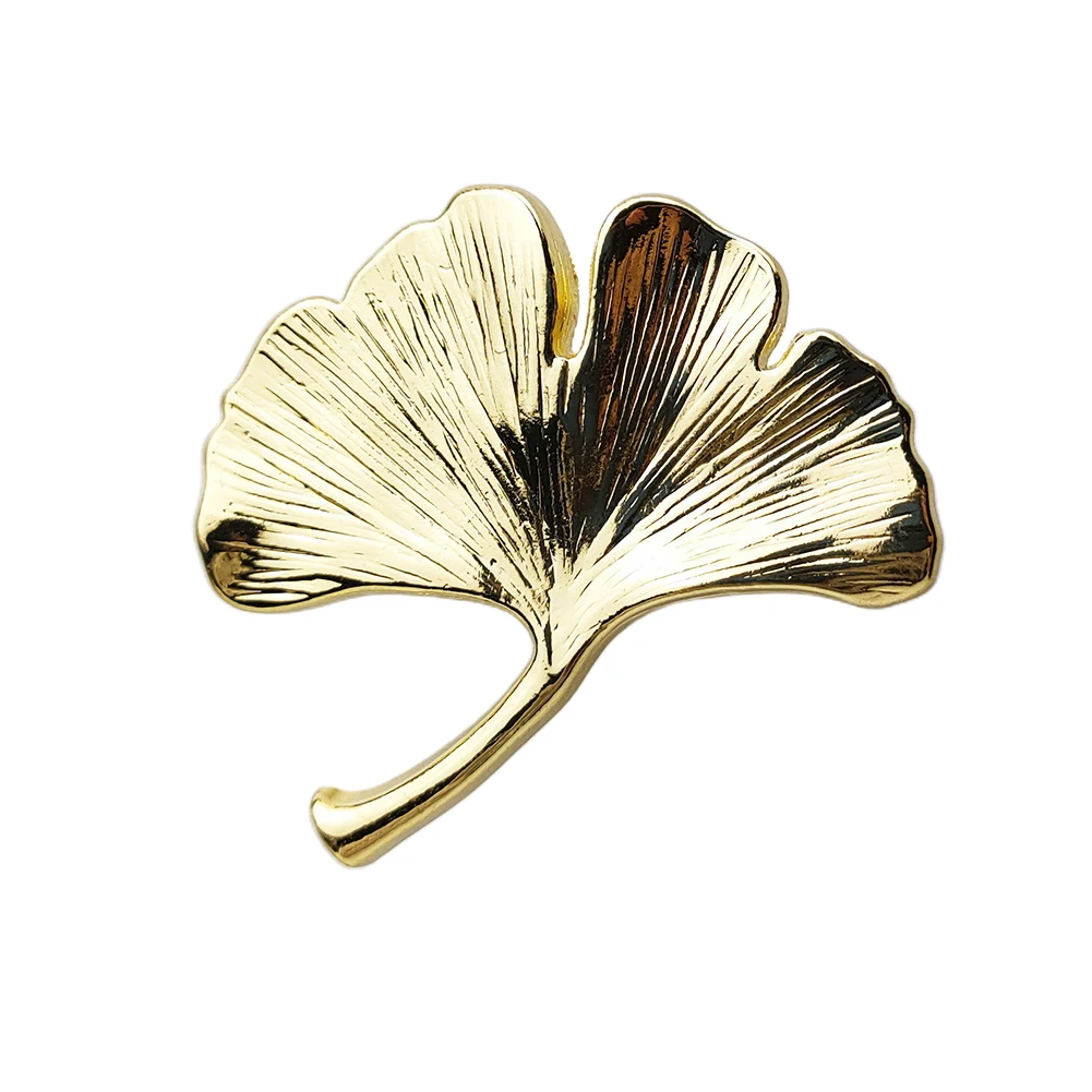 

Drawer Handle Cabinets Handle Ginkgo Leaf Shape 1PCS Hardware Accessories Zinc Alloy Exquisite Craftsmanship Home High Quality