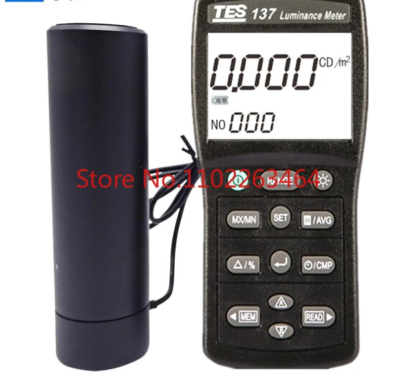 Tess brightness meter instrument memory brightness meter high-precision brightness meter USB connected to computer TES-137